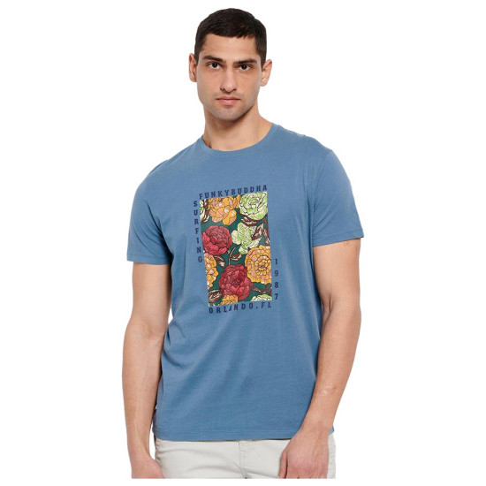 Funky Buddha Ανδρική κοντομάνικη μπλούζα